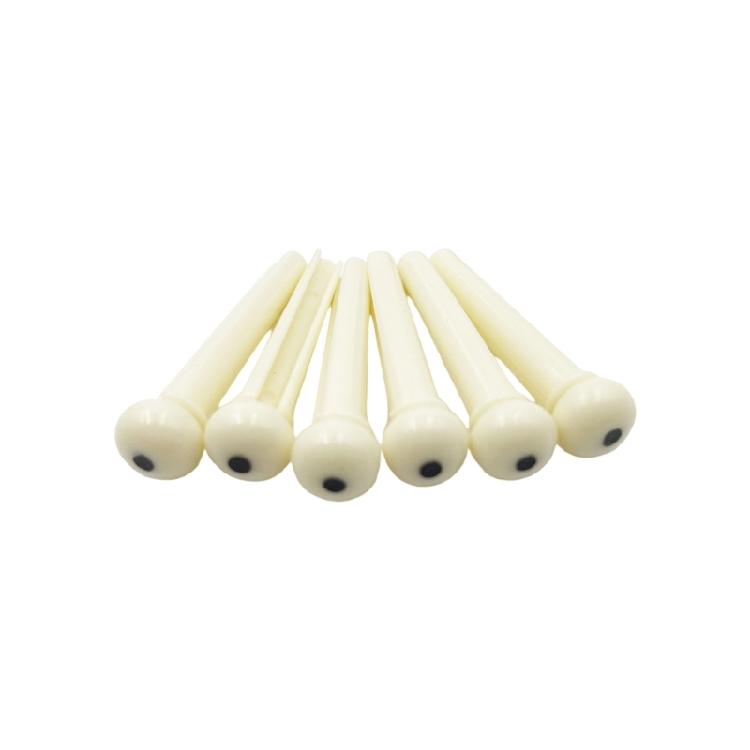High Performances ABS Bridge Pins For Folk Guitars Ukuleles Ensuring Stable Tuning And Rich Harmonics