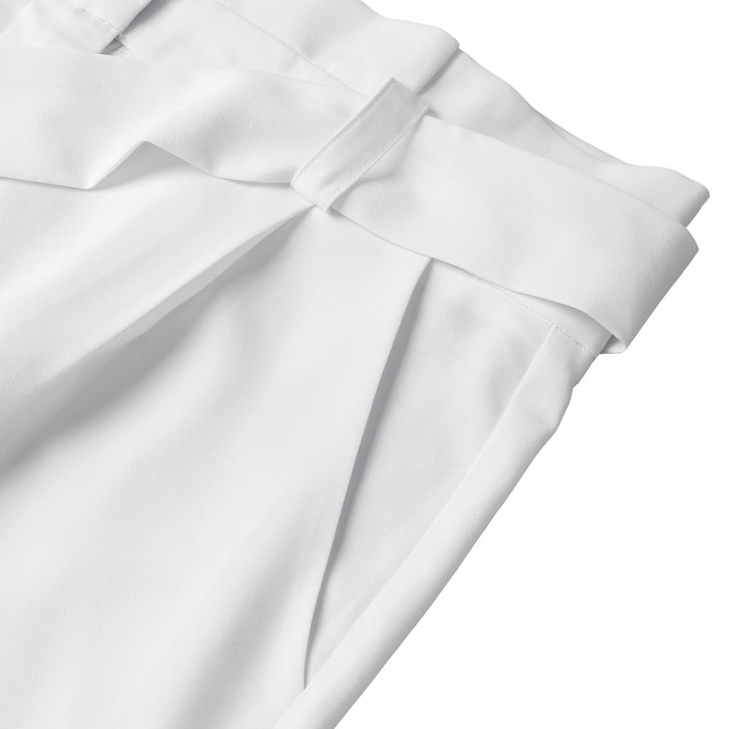 Women Summer and AutumnWorkplace Women's Trousers Casual Wide Leg High Waist Trousers with Belt Temperament Summer Commuter Pants