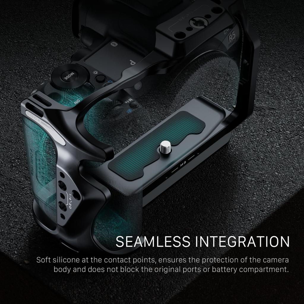 Клетка для камеры TILTA R5 Mark II для легкого комплекта с компактной верхней ручкой NATO для клетки для камеры Canon R5 Mark II Canon, TA-T68-BB