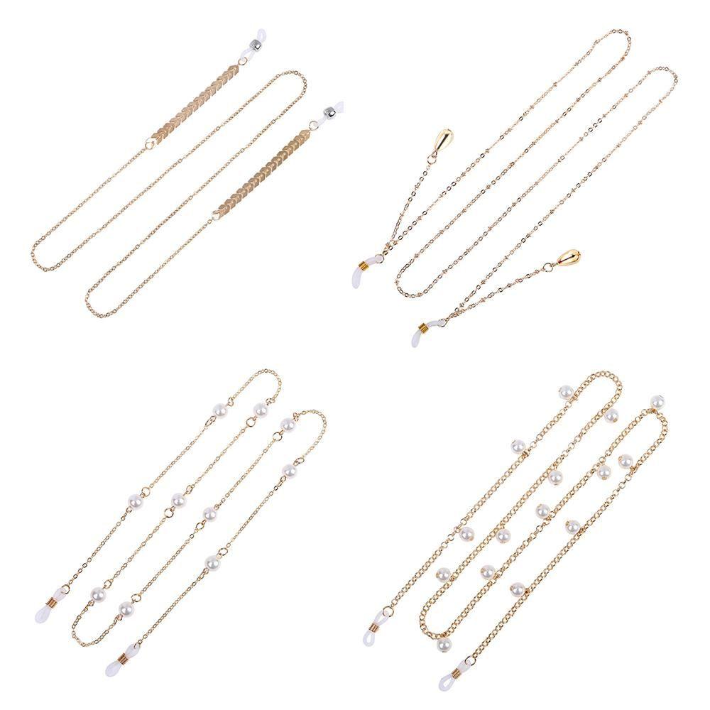 Retainer Eyeglass Holder Necklace Sunglasses Holder Eyeglasses Chains Pearls Sunglasses Chain