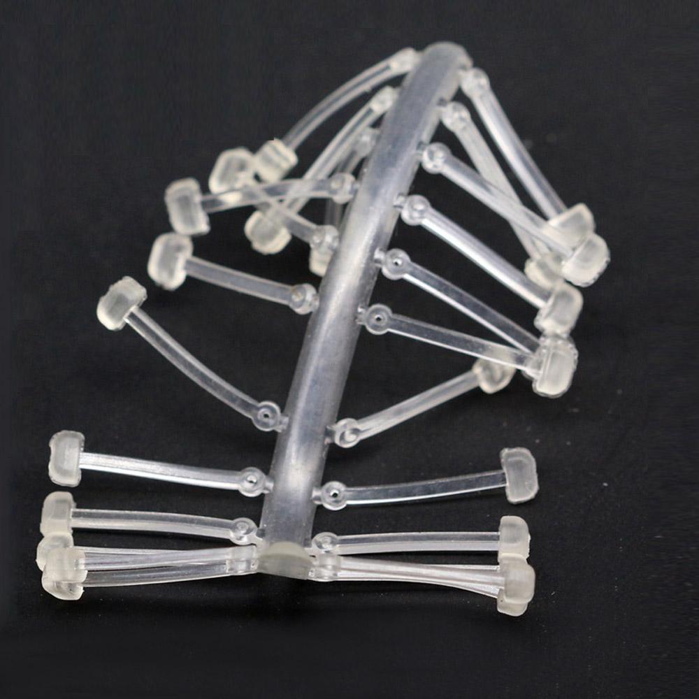 Bimoo 5Cards/60Stops Carp Fishing Hair Rig Fishing Bait Stop Pop Up Rig Stoppers Clear Color Boilie Inserts