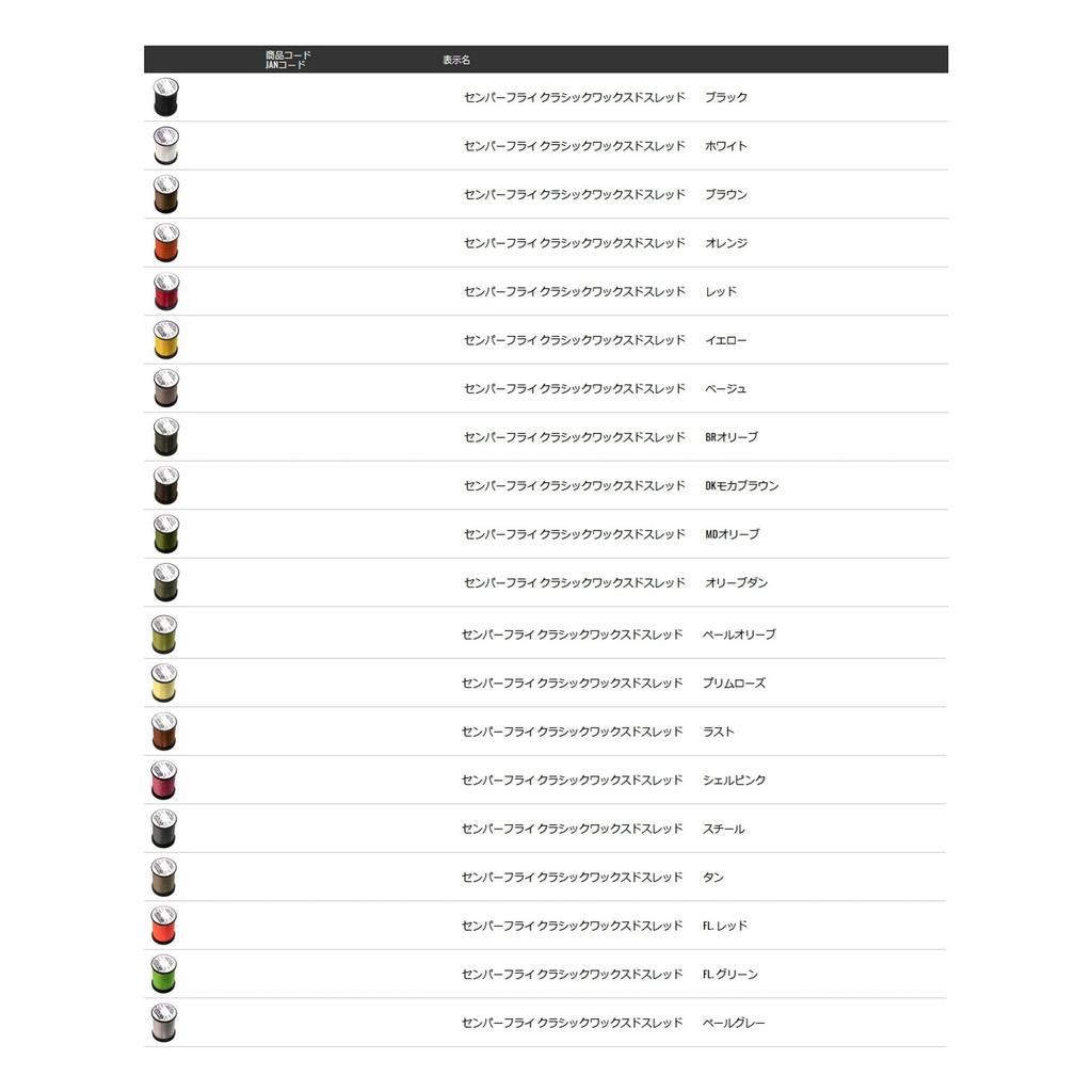 Semperfli Classic Waxed Thread 80 Black