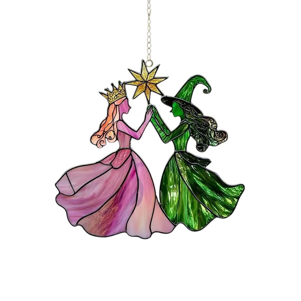 Princess Acrylic Decorative Light Catcher Pendant