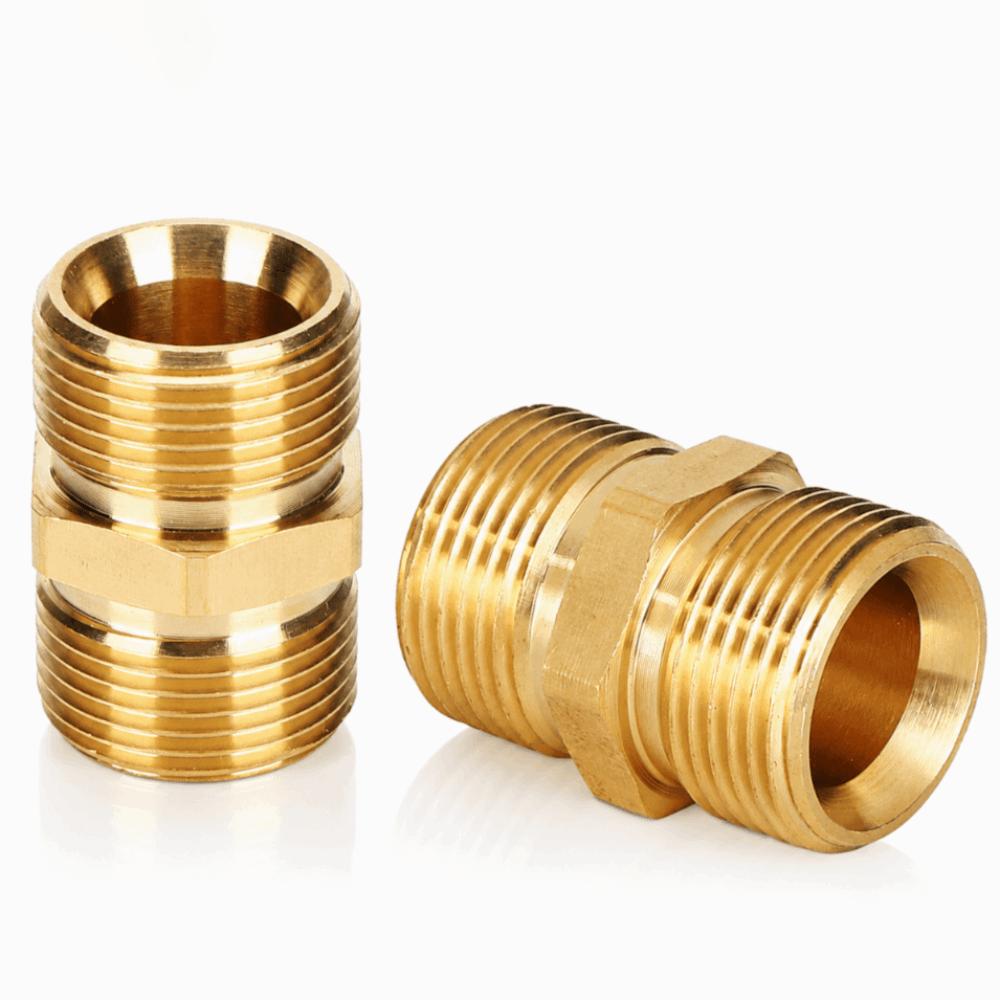2pcs M22 Metric Thread Pressure Washer Adapter  Pressure Washer Hose Extension