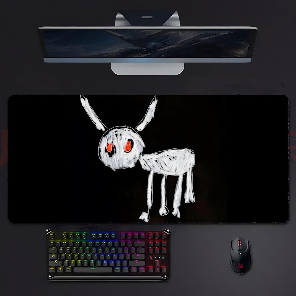 Album Emotional DFor All The Dogs Mouse Pad Mousepad Large Gaming Lockedge Thickened Pc Table Desk Mat
