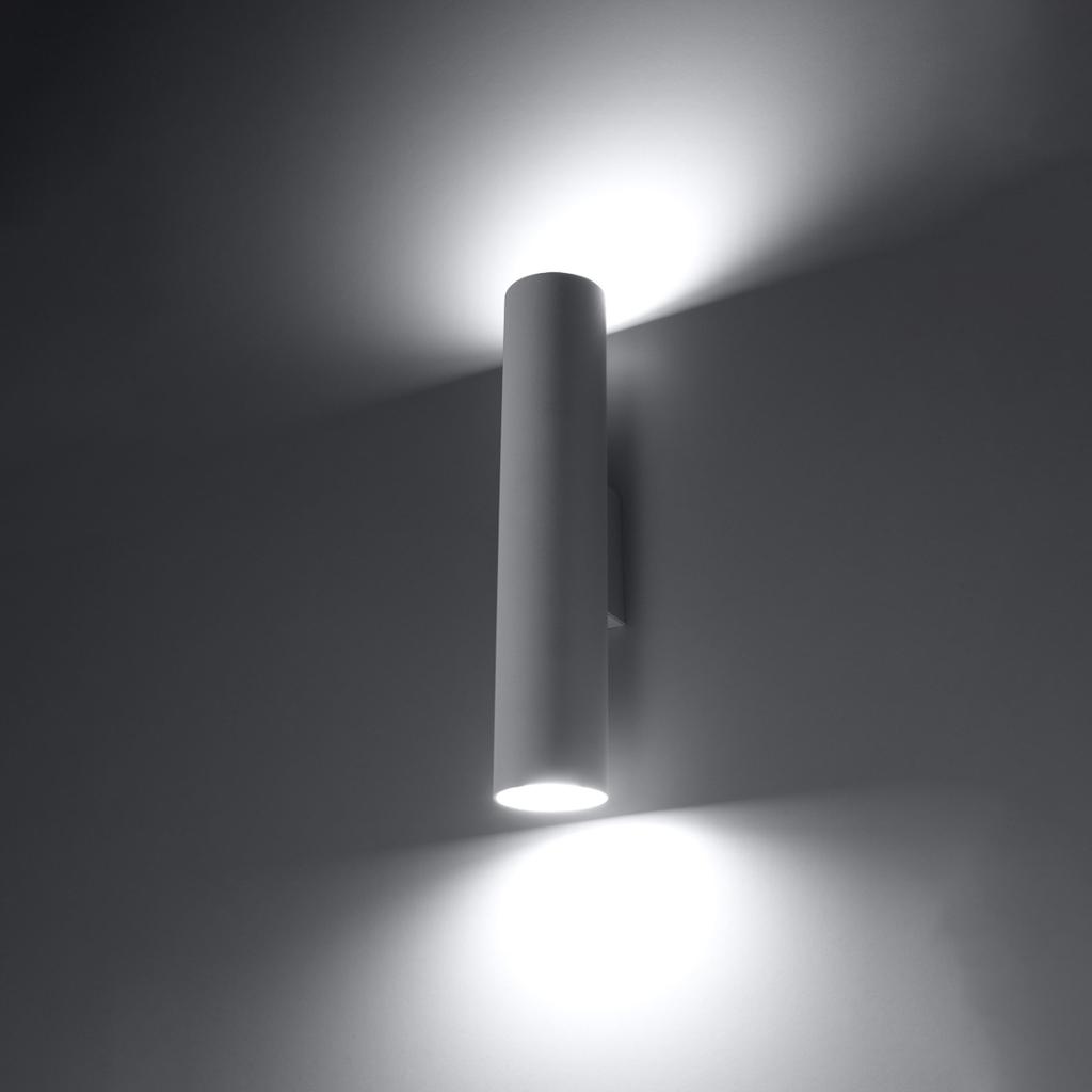 Lagos 2 white wall lamp