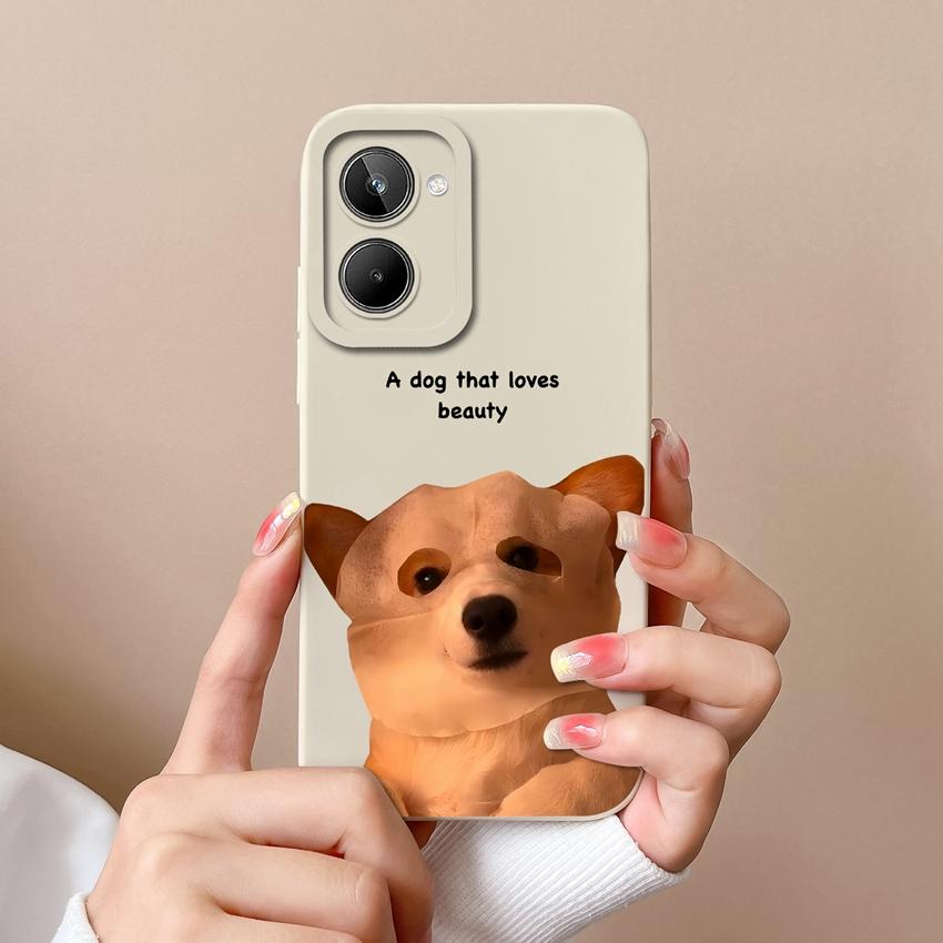 Для Oppo Realme 10 12 12X 11 11X C12 C15 C21 C21Y C31 Чехол для телефона Модный изящный узор с цветами Высококачественный противоскользящий чехол Для Oppo Силиконовый чехол
