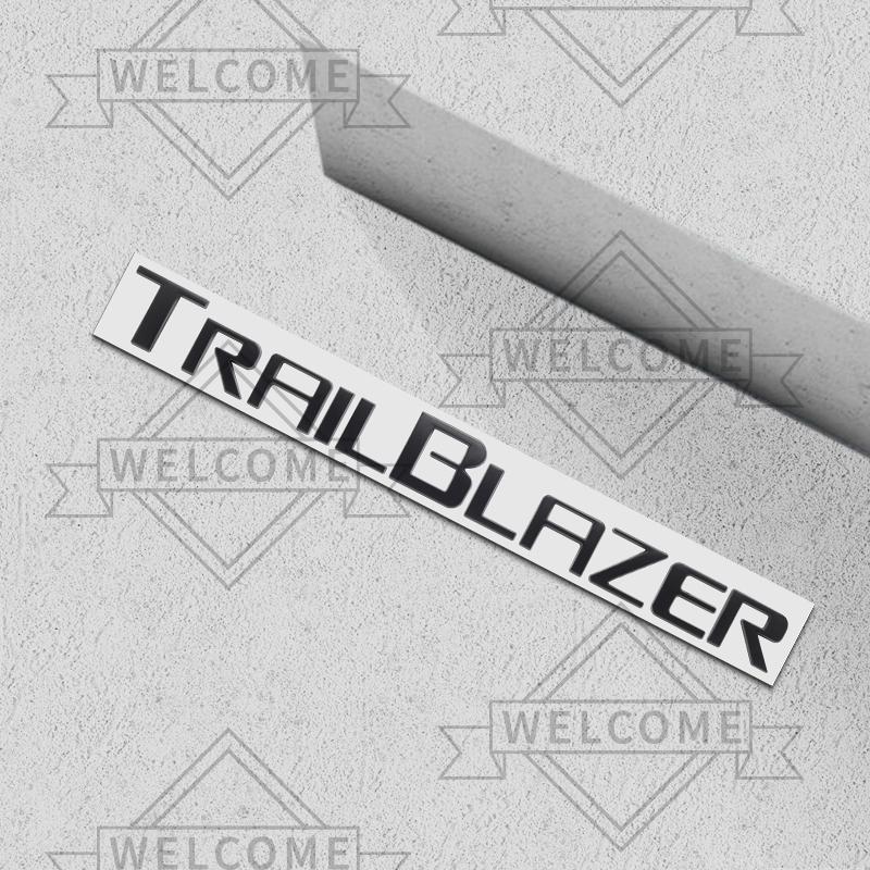 AABHB1 3D Car Stickers For Chevrolet Trailblazer Emblem Auto Body Letter Badge Trunk Decal Decoration Accessories