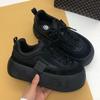 Women's 2024 Spring/Autumn Angel Wing Sneakers - Casual, Versatile, Thick-Soled, Trendy Shoes