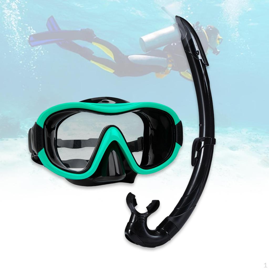 Набор для сноркелинга, дыхательная маска, удобная маска для дайвинга с широким обзором, очки для плавания