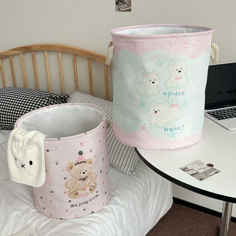 Foldable Laundry Basket Woven Wicker Baskets New Toys Storage Basket  Household