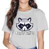 Raccoon In North America Cute Tshirt For Unisex Girl 4xl Lover Trash Panda Humor Leisure Tee T Shirt High Quality Loose