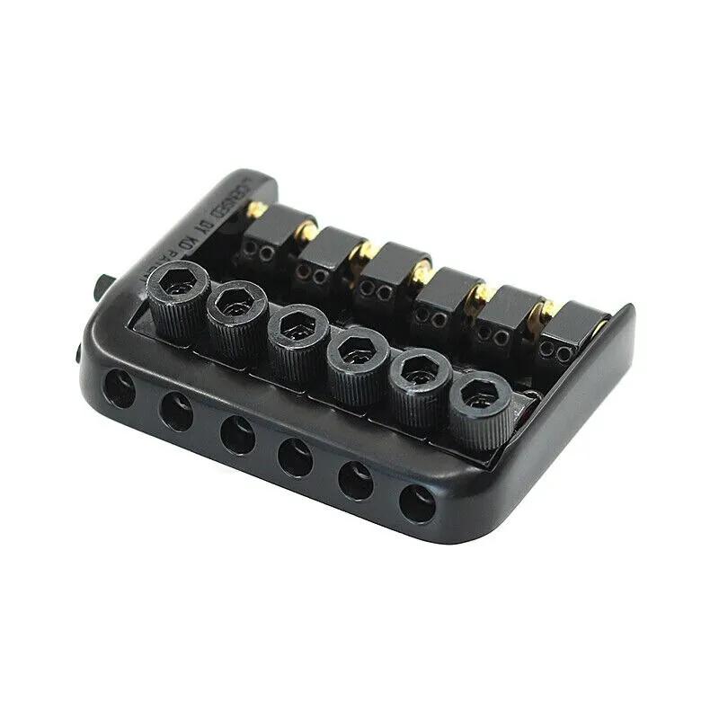 Stationary headless electric guitar bridge