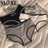 M-3XL Cotton Panties Women's Mid-waist Japanese Briefs Breathable Large Size Lingerie