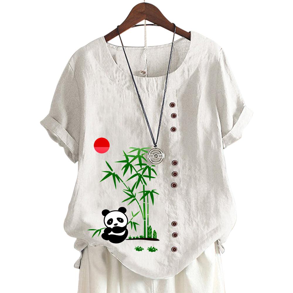 Женский хлопковый повседневный топ с круглым вырезом и короткими рукавами, 11 цветов