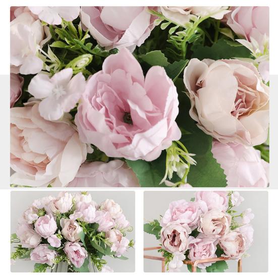 1шт искусственный цветок пиона домашний магазин кафе свадебный банкет декор для вечеринки