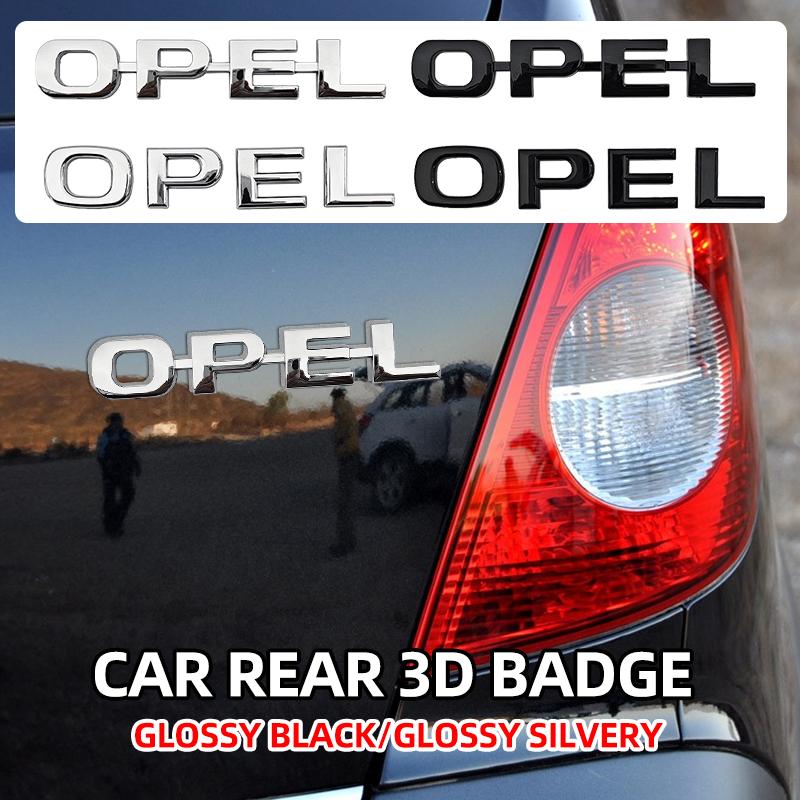 pdcr2 ABS Letter Sticker Car Rear Trunk Tail Boot Emblem Badge Logo For Opel Corsa Astra Insignia Vectra Zafira Meriva Mokka Grandland