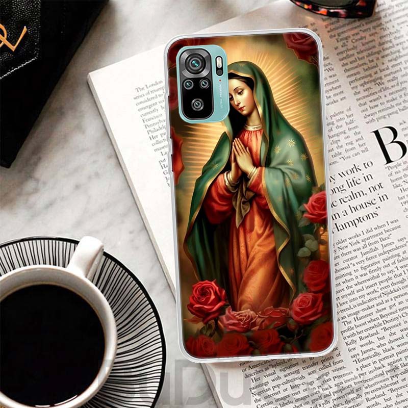 Virgin De Guadalupe Virgen Mary Cover For Xiaomi Redmi Note 10 9S 9 8T 8 Pro 7 5 Mi 9T 10T 11T 12T 11 12 Lite 12X A3 A2 A1 Print