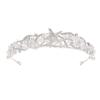 Bridal Handmade Beaded Rhinestone Crown Korean Alloy Handmade Crystal Tiara Accessories Headband
