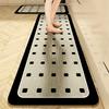 Kitchen Floor Mat Non-Slip Oil-Proof Waterproof Carpet Simplicity Solid Color Pattern Rug Long Size Home Decor Mats