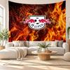 RB Leipzig Football Wall Tapestry, Soft Fabric Wall Hanging, Decorative Backdrop For Bedroom Home Wall Art