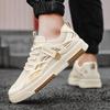Мужская обувь 2025 года, новая осенняя дышащая сетка на плоской подошве, повседневная спортивная молодежная корейская версия обуви Putian tide
