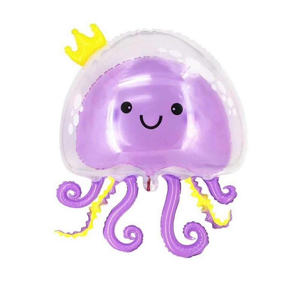 Double-layer Crown Jellyfish Floating Balloon Cute Birthday Party Decor Baby Shower