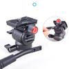Mini Hydraulic Damping Ball Head Tripod Mount For DSLR Mirrorless Camera 360 Panoramic Shoot Lightweight Aluminum Alloy