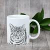 Manx - cup with a cat, cute cup with graphics, a gift with your photo from the Art-Dog brand