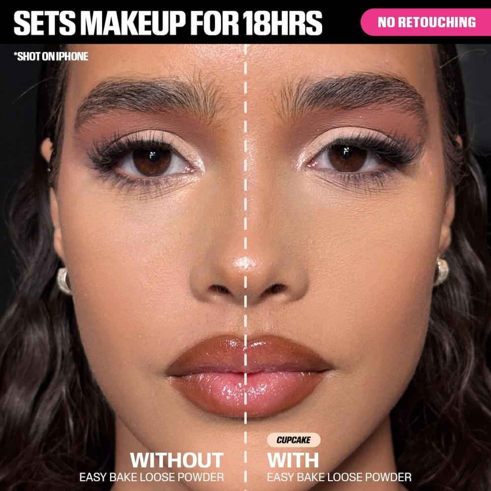 Huda Beauty Мини-пудра для запекания и фиксации Easy Bake 0,21 унции 6 г Peach Pie Средний/Загорелый с теплыми подтонами