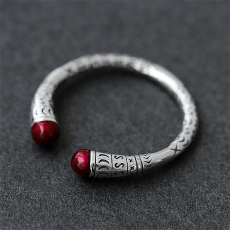 Vintage Monkey King Band Thai Silver Bracelet For Men Women Hip Hop Fashion New Jewelry Couple Gift Party Glamorous