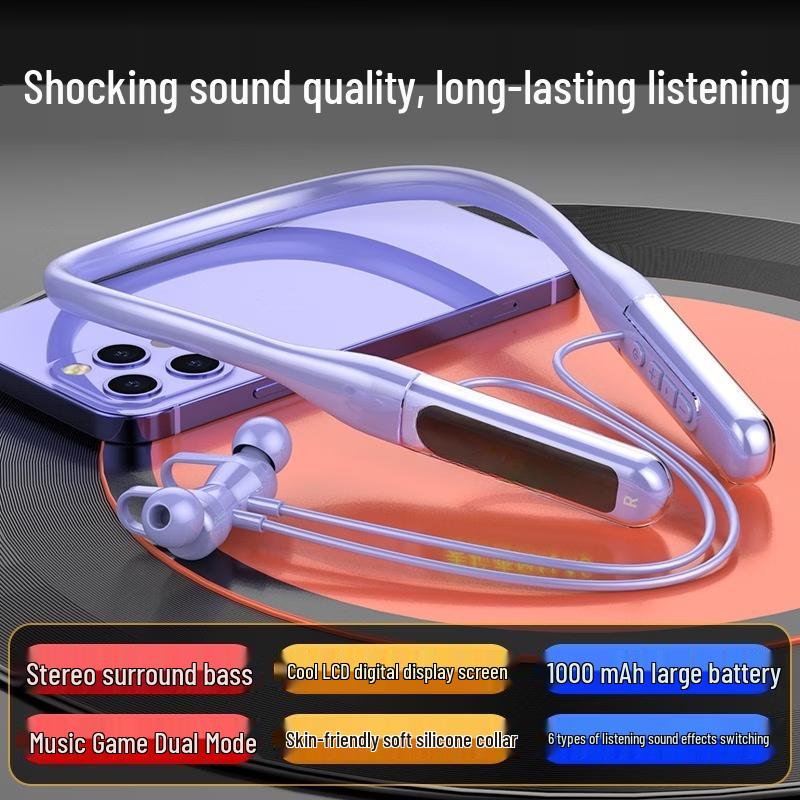SMVP Wireless Neckband Bluetooth Earphones