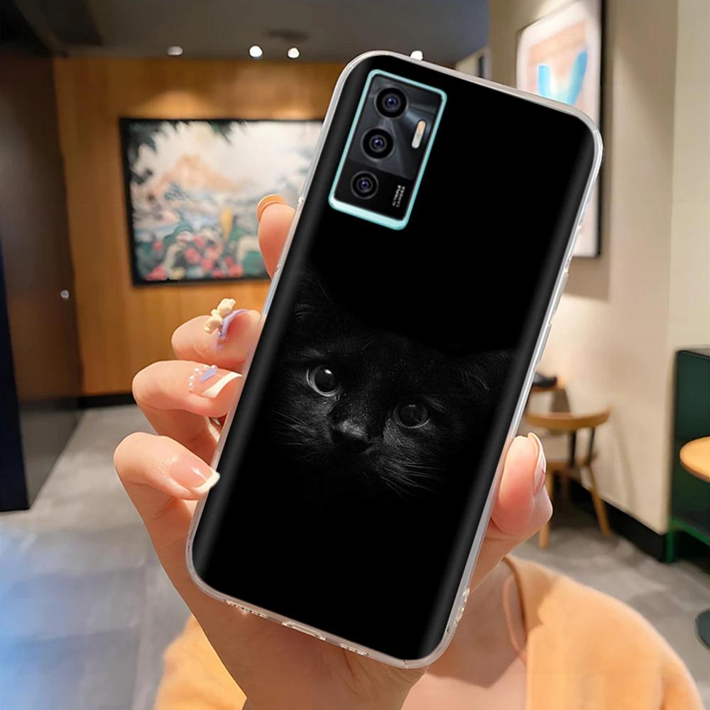Прозрачный чехол для телефона Vivo V23e V23 5G V23 Pro Милый Мягкий Гладкий Силиконовый Полная Защита Противоударная Задняя Крышка для Vivo V2130 V2132