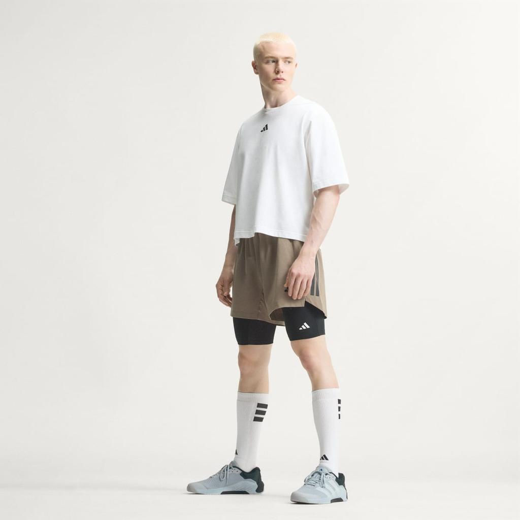 adidas Dropset 4 Training KJ6611 Men's Performance Sports Shoes Halo Silver / Cloud White / Core Black