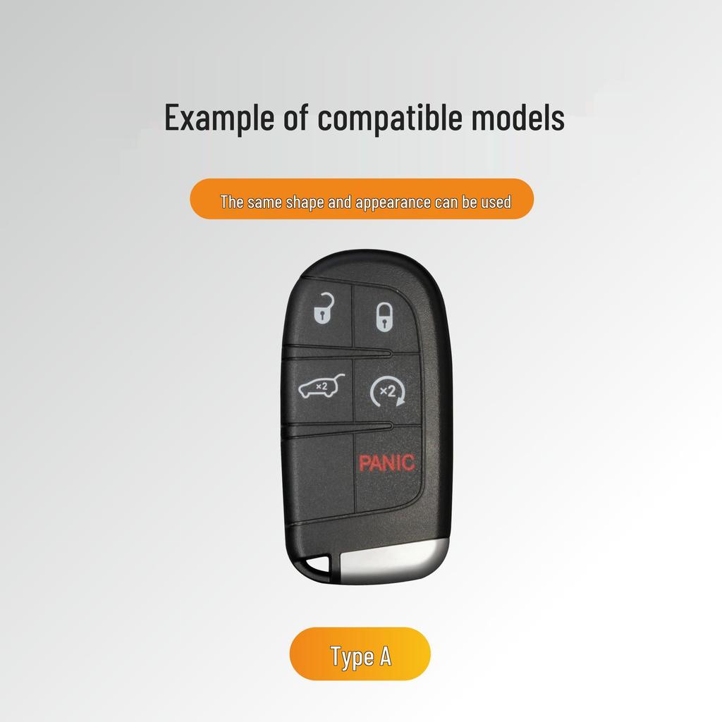 Кейс для ключа Dodge: Металлический защитный чехол и сумка из натуральной кожи для Journey, Caliber, Avenger