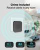 Wireless video doorbell (WiFi smart doorbell) supports two-way communication and provides video monitoring at the front door for home security.