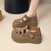 New Style of Women's Hollowed-out Sandals Thick-soled Retro Shoes