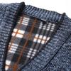 New Autumn And Winter Fashionable Warm Knitted Button Cardigan Sweater Jacket For Men Large Size Solid Color Loose Casual Jacket