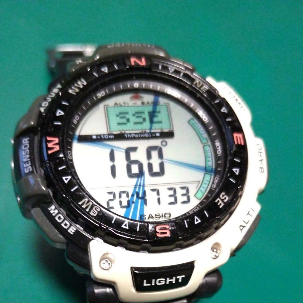 Б/у CASIO PRO TREK PRG-40 Подтверждена базовая работоспособность, Состояние как есть