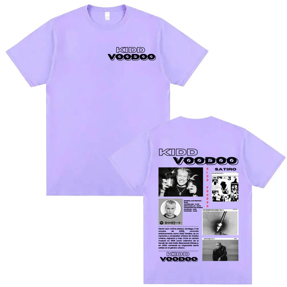 Kidd Voodoo Satiro Tour 2025 Graphic Tee Shirt Unisex Women Vintage Harajuku Hip Hop Tshirt High Quality Oversized Classic T Shirt
