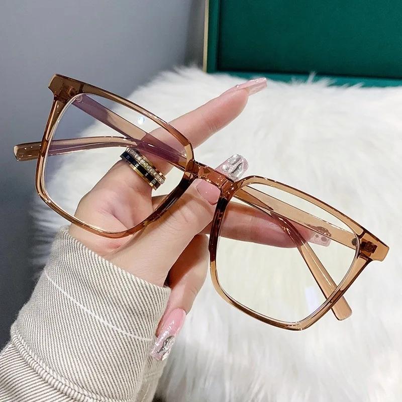Women Men Myopia Prescription Glasses Blue Light Bloking Optical Eyeglasses Vintage Nearsighted Eyewear Minus Diopter Eyewear