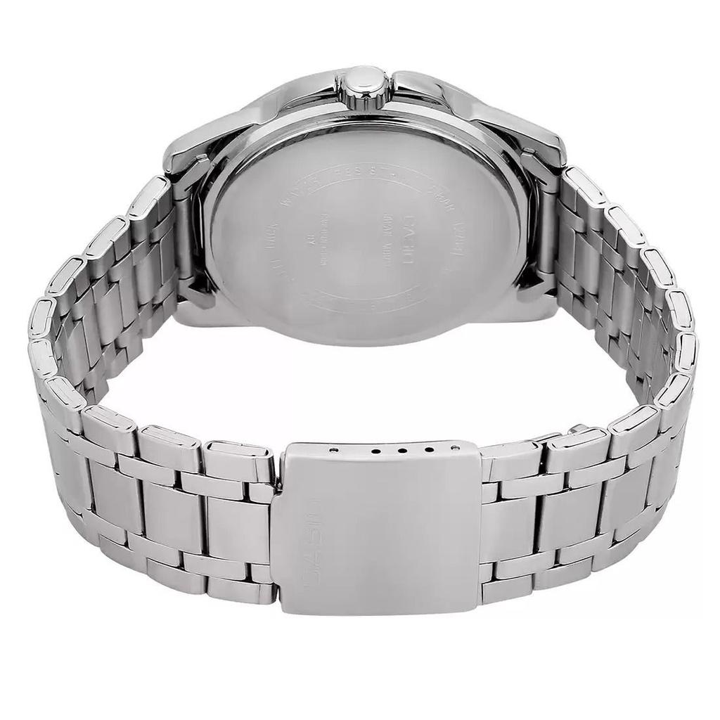 Мужские серебристые часы аналоговые, Silver Analog Men's Watch,  Casio