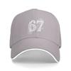 Spring Casual Baseball Cap 67 Halloween Funny Six Seven Meme Hunting Camping Trucker Hat For Men Adult Sun Fashion Baseball Caps