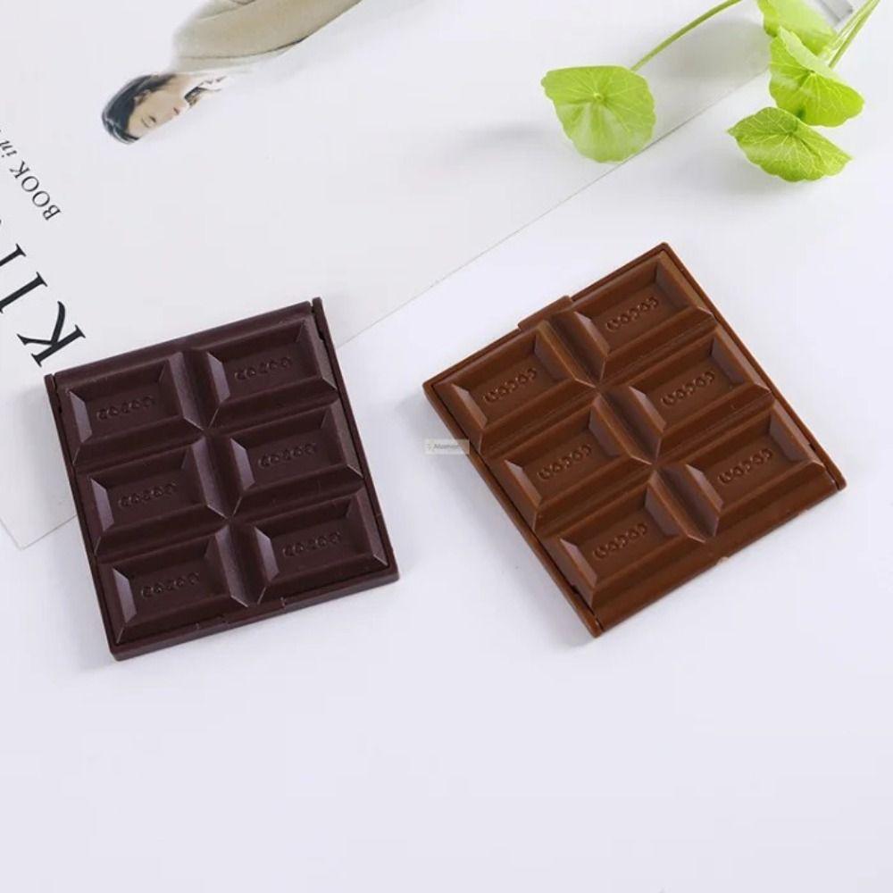 Портативное зеркало в форме шоколада Декоративное зеркало для макияжа Зеркало SPA Шоколадное зеркало Общежитие