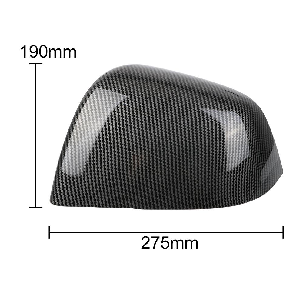 Чехлы для зеркал заднего вида автомобиля для Tesla Model Y из углеродного волокна, декоративные сменные боковые крышки корпуса, автомобильные