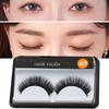 Pair A Of Black Fake Eyelashes Simulation Nude Makeup Beauty Woman Products