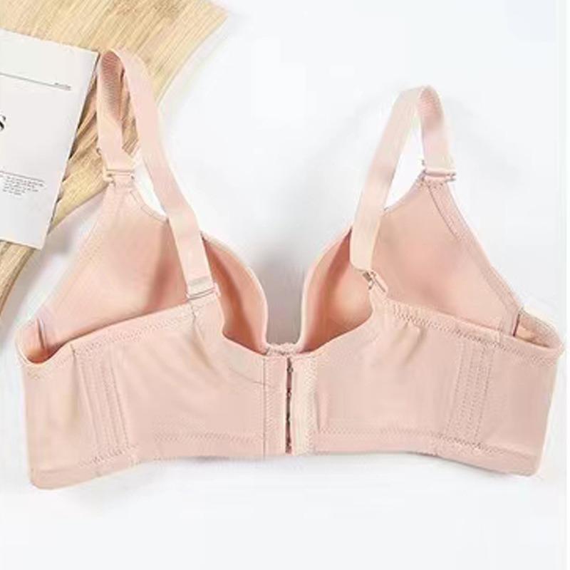 Бесшовное нижнее белье с регулируемой поддержкой верхней части, антипровисающий бюстгальтер, женский удобный однотонный тонкий бюстгальтер