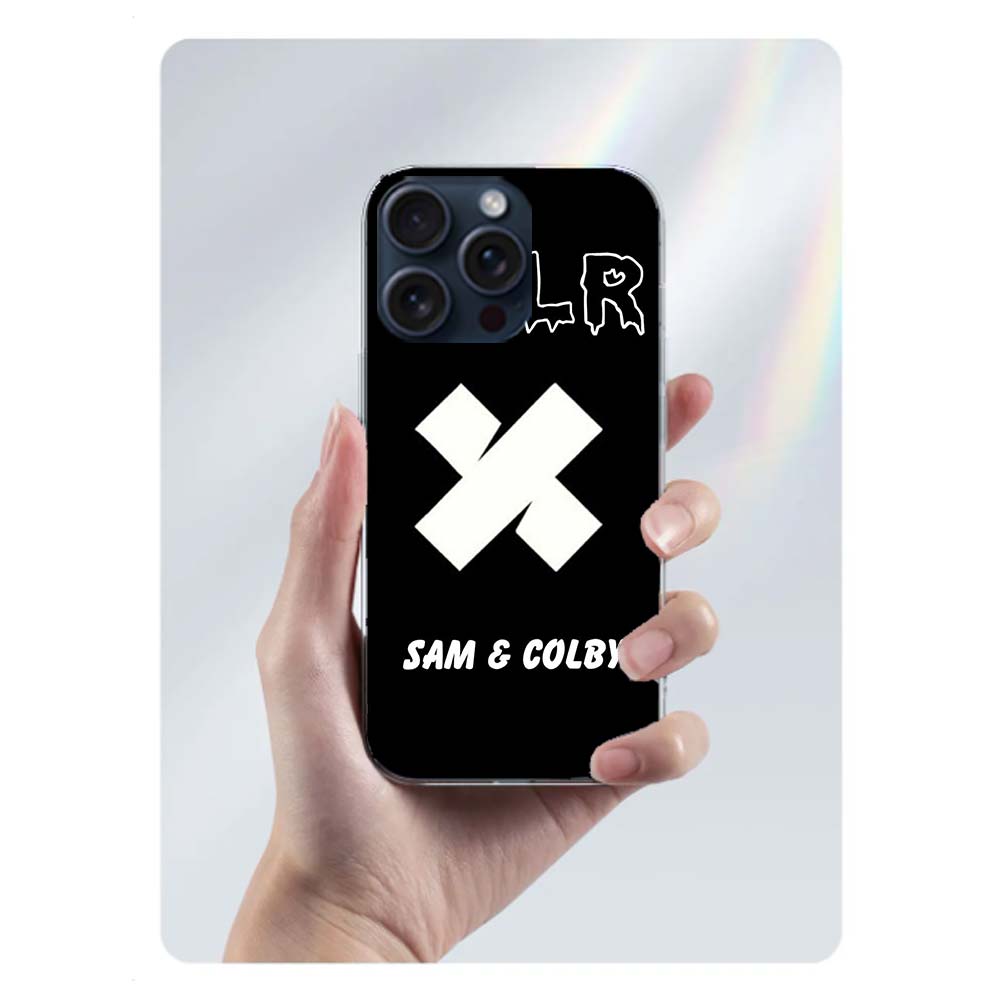 Sam and Colby XPLR Прозрачный чехол для телефона Для Iphone 17 Air 16 Pro Max 15 Pro 14 Plus 17E 16E 11 13 12 Mini Чехлы Fundas Cell TP