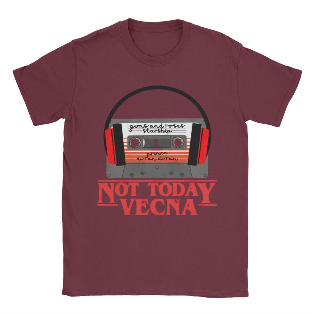 Not Today Vecna T Shirt Summer Hipster T Shirts Unisex Cotton Comfortable Oversize Tees ShortSleeved Vintage Tshirt