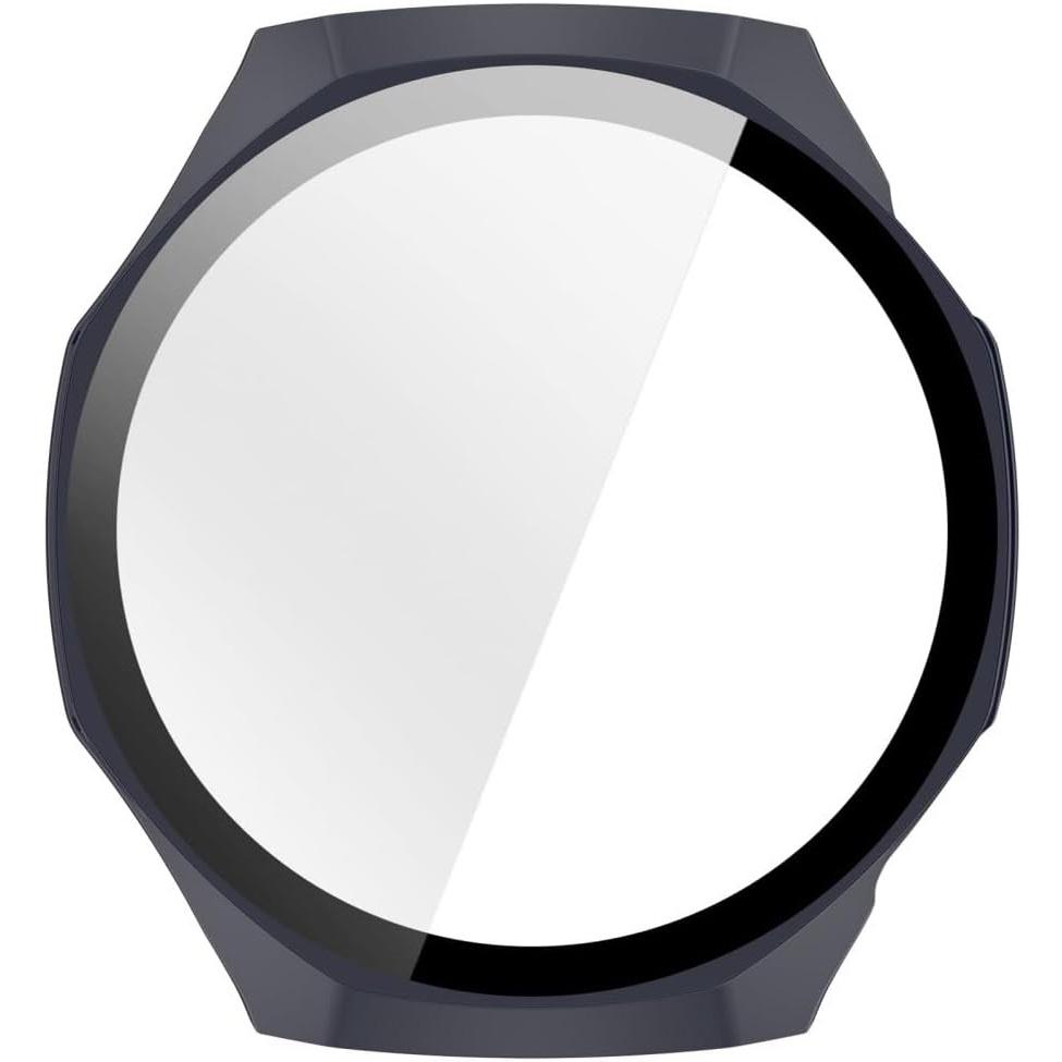 2in1 Case + Tempered Glass for Huawei Watch GT 6 Pro 46mm, Navy Blue